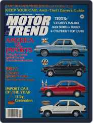 MotorTrend (Digital) Subscription                    March 1st, 1981 Issue