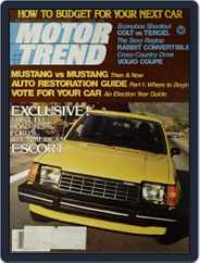MotorTrend (Digital) Subscription                    November 1st, 1980 Issue