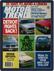 MotorTrend (Digital) Subscription                    October 1st, 1980 Issue