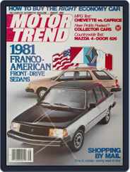MotorTrend (Digital) Subscription                    August 1st, 1980 Issue