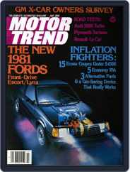 MotorTrend (Digital) Subscription                    July 1st, 1980 Issue
