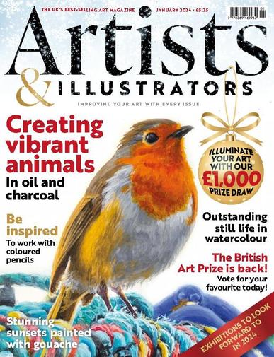 Artists & Illustrators January 1st, 2024 Digital Back Issue Cover