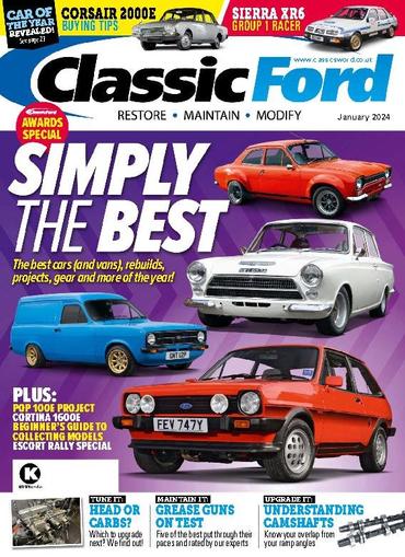 Classic Ford January 1st, 2024 Digital Back Issue Cover