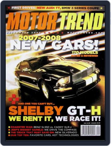 MotorTrend September 1st, 2006 Digital Back Issue Cover