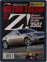 MotorTrend (Digital) Subscription                    September 1st, 2002 Issue