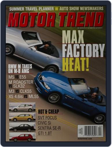 MotorTrend April 1st, 2002 Digital Back Issue Cover