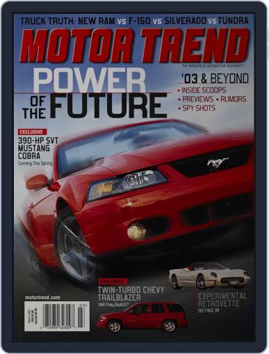MotorTrend March 1st, 2002 Digital Back Issue Cover