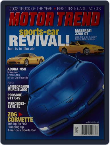MotorTrend February 1st, 2002 Digital Back Issue Cover