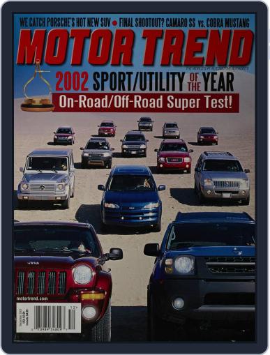 MotorTrend December 1st, 2001 Digital Back Issue Cover