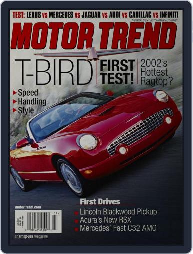 MotorTrend July 1st, 2001 Digital Back Issue Cover