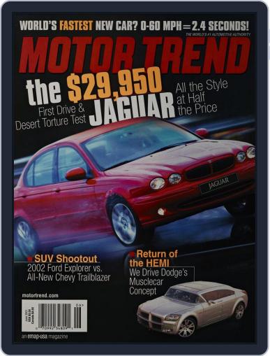 MotorTrend June 1st, 2001 Digital Back Issue Cover