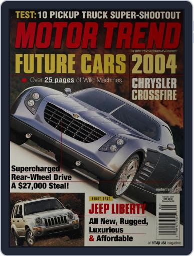 MotorTrend February 1st, 2001 Digital Back Issue Cover