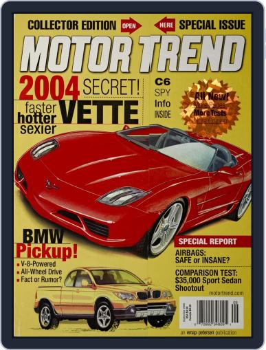 MotorTrend September 1st, 2000 Digital Back Issue Cover