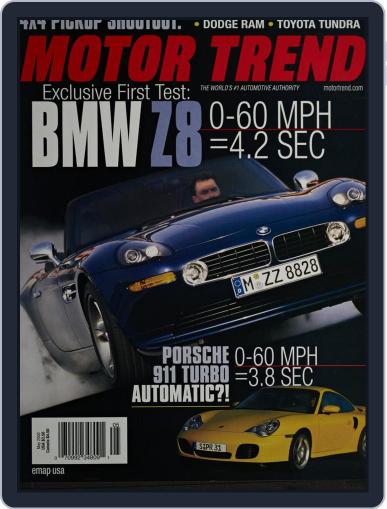 MotorTrend May 1st, 2000 Digital Back Issue Cover