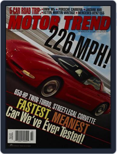 MotorTrend March 1st, 2000 Digital Back Issue Cover