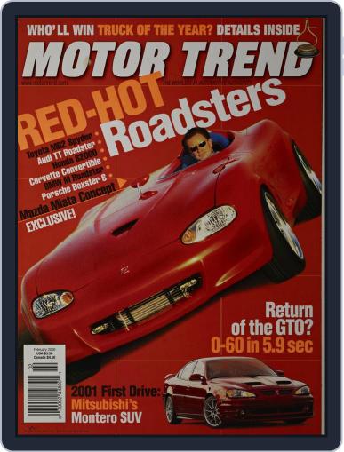 MotorTrend February 1st, 2000 Digital Back Issue Cover