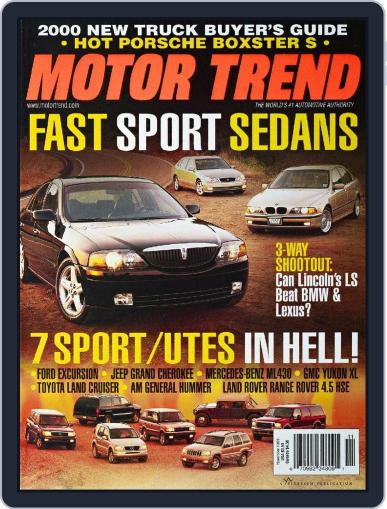 MotorTrend November 1st, 1999 Digital Back Issue Cover