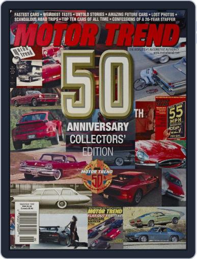 MotorTrend September 1st, 1999 Digital Back Issue Cover