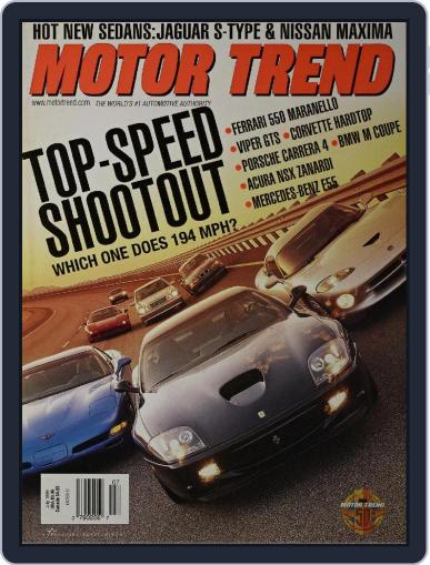 MotorTrend July 1st, 1999 Digital Back Issue Cover