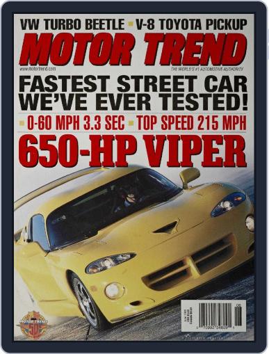 MotorTrend June 1st, 1999 Digital Back Issue Cover