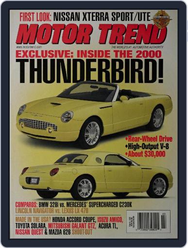 MotorTrend March 1st, 1999 Digital Back Issue Cover