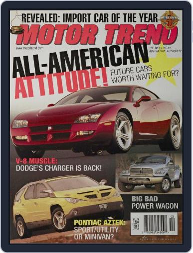 MotorTrend February 1st, 1999 Digital Back Issue Cover