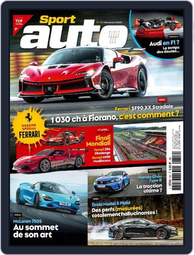 Sport Auto France December 1st, 2023 Digital Back Issue Cover