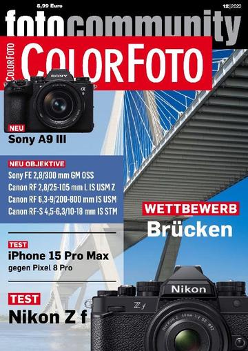Colorfoto November 24th, 2023 Digital Back Issue Cover