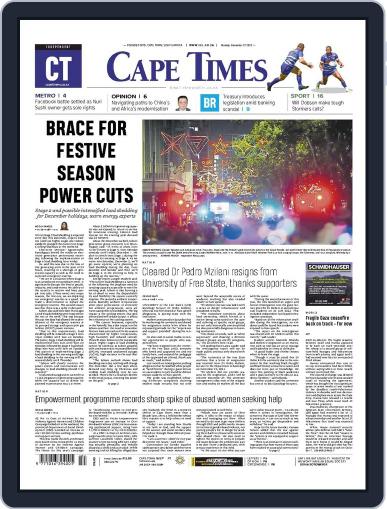Cape Times November 27th, 2023 Digital Back Issue Cover