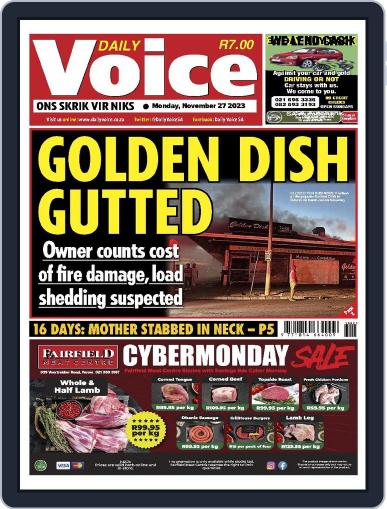 Daily Voice November 27th, 2023 Digital Back Issue Cover