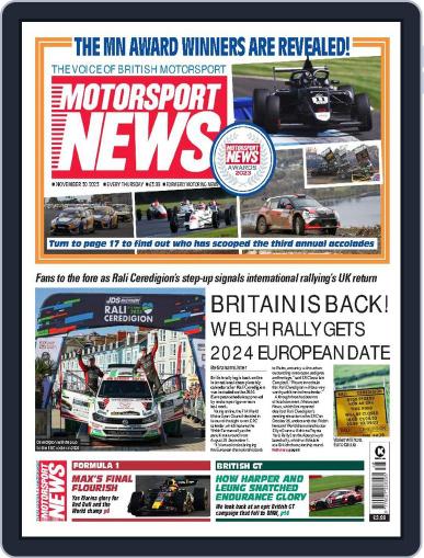 Motorsport News November 30th, 2023 Digital Back Issue Cover