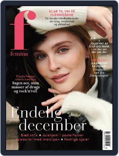 femina Denmark November 30th, 2023 Digital Back Issue Cover