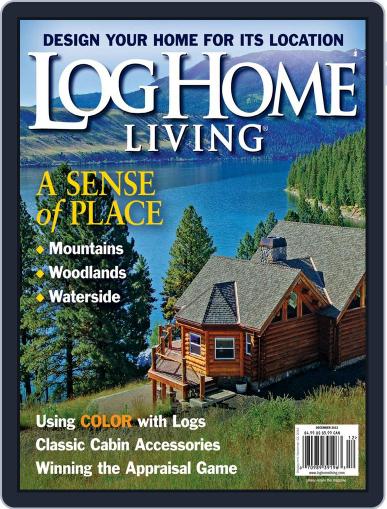 Log Home Living November 28th, 2012 Digital Back Issue Cover