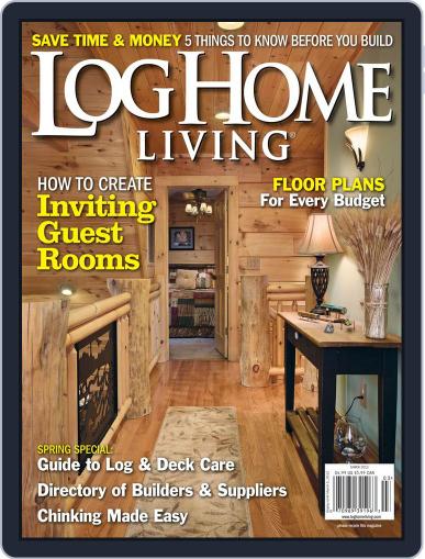 Log Home Living January 28th, 2013 Digital Back Issue Cover