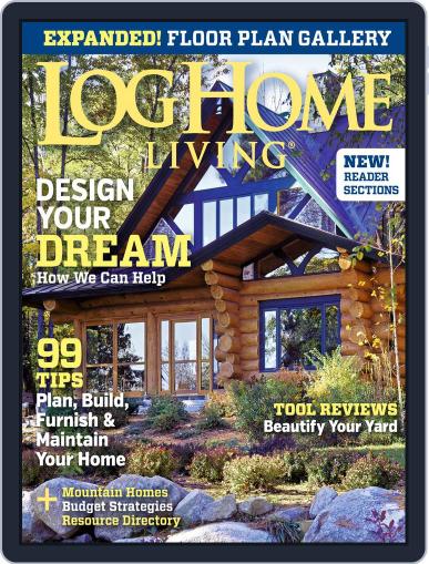 Log Home Living February 27th, 2014 Digital Back Issue Cover