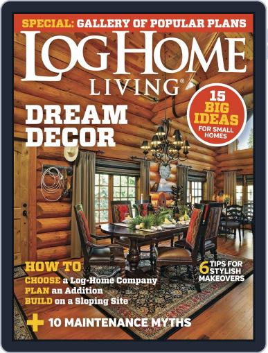 Log Home Living August 1st, 2015 Digital Back Issue Cover