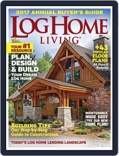 Log Home Living October 1st, 2016 Digital Back Issue Cover