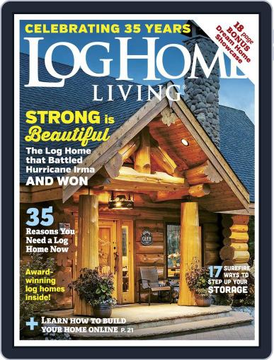 Log Home Living January 1st, 2018 Digital Back Issue Cover