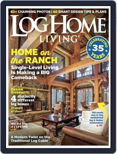 Log Home Living March 1st, 2018 Digital Back Issue Cover
