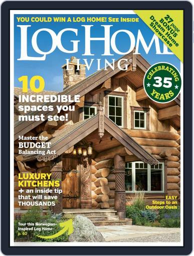 Log Home Living June 1st, 2018 Digital Back Issue Cover
