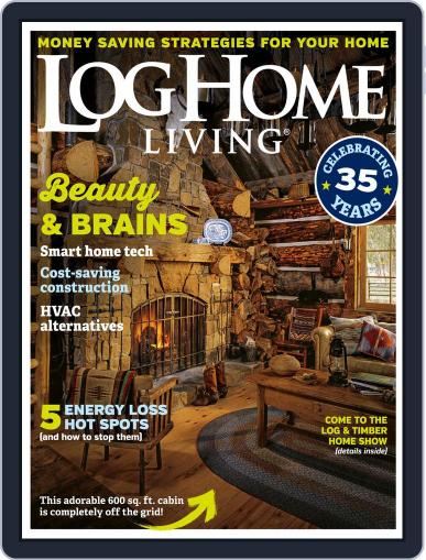 Log Home Living August 1st, 2018 Digital Back Issue Cover