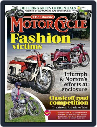 The Classic MotorCycle January 1st, 2024 Digital Back Issue Cover