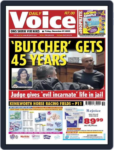 Daily Voice December 1st, 2023 Digital Back Issue Cover