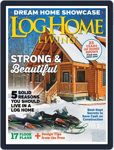 Log Home Living January 1st, 2020 Digital Back Issue Cover