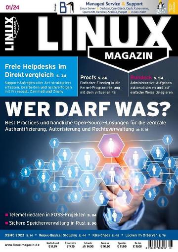 Linux Magazin germany December 1st, 2023 Digital Back Issue Cover
