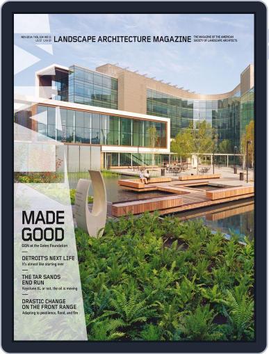 Landscape Architecture October 31st, 2014 Digital Back Issue Cover
