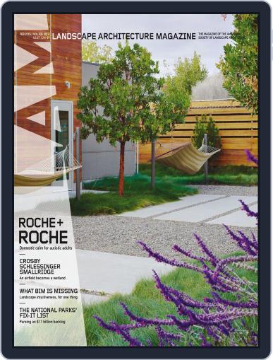 Landscape Architecture February 1st, 2016 Digital Back Issue Cover