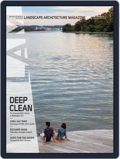 Landscape Architecture November 1st, 2018 Digital Back Issue Cover