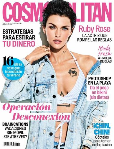 Cosmopolitan España July 1st, 2017 Digital Back Issue Cover