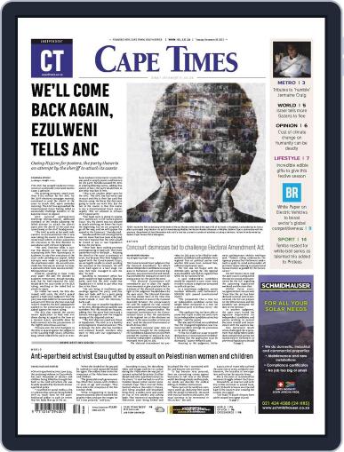 Cape Times December 5th, 2023 Digital Back Issue Cover